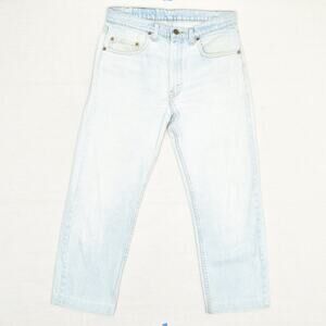 Levi's Men's 505 VTG Jeans Zip Denim Cotton Blue Size 33x32 *33x26* USA Made